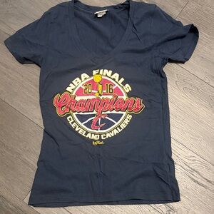 Cleveland Cavaliers 2016 NBA Finals Champions Navy V-Neck Tee
